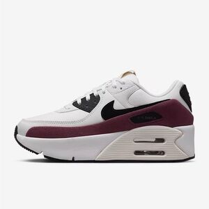 Nike Air Max Women's Shoes - White and Burgundy